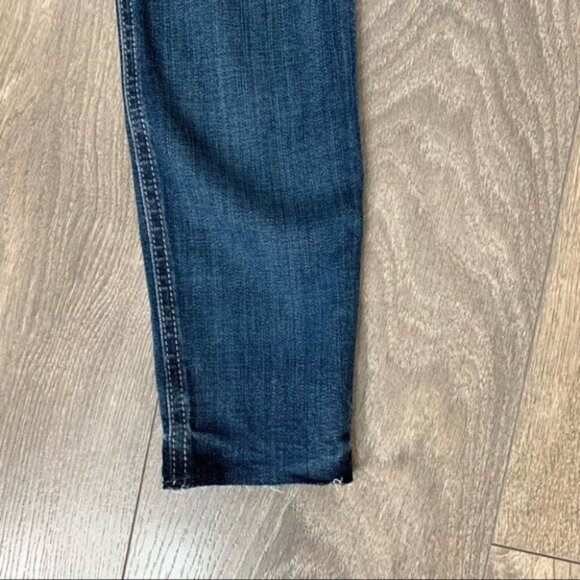 Joe's Jeans Skinny Jeans Icon Ankle Denim dark wash raw hem midrise Size 25 - Picture 5 of 16